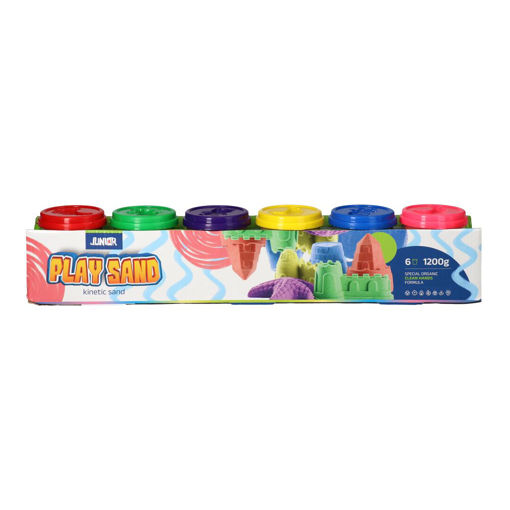 Picture of KINETIC SAND - 6 TUBS 1200G
